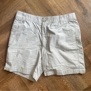 Columbia Gray PFG Performance Fishing Gear Shorts Lightweight Comfort 34